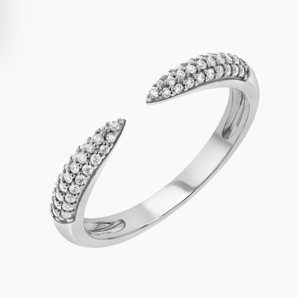 Diamond Claw Ring - image 1